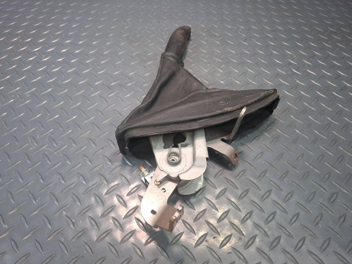 01-06 BMW E46 330CI Parking Hand Brake Lever Black w Boot Assembly OEM