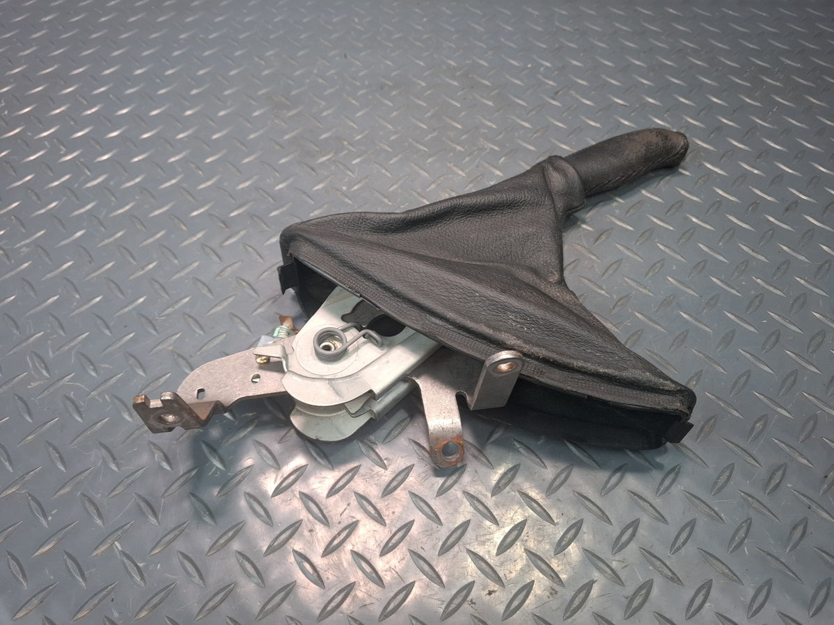 01-06 BMW E46 330CI Parking Hand Brake Lever Black w Boot Assembly OEM
