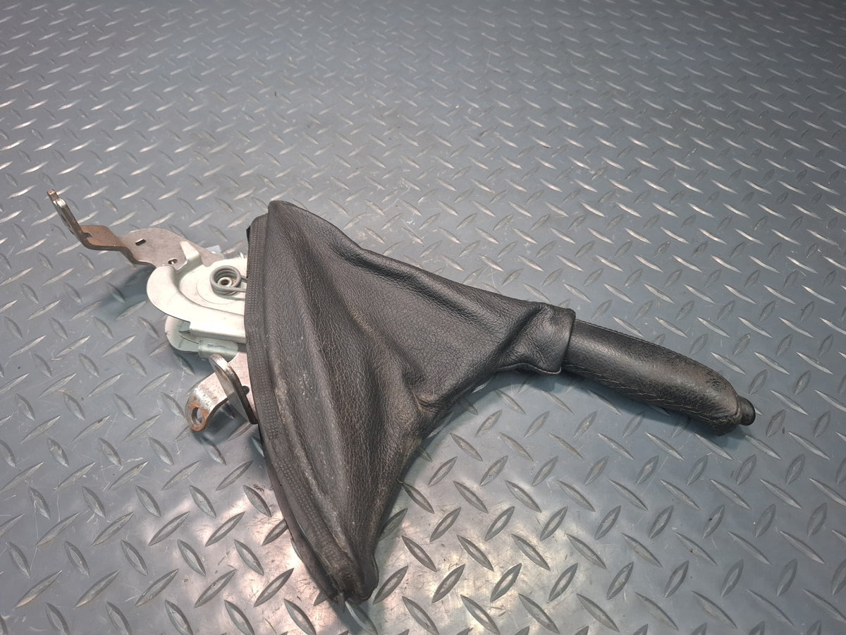 01-06 BMW E46 330CI Parking Hand Brake Lever Black w Boot Assembly OEM