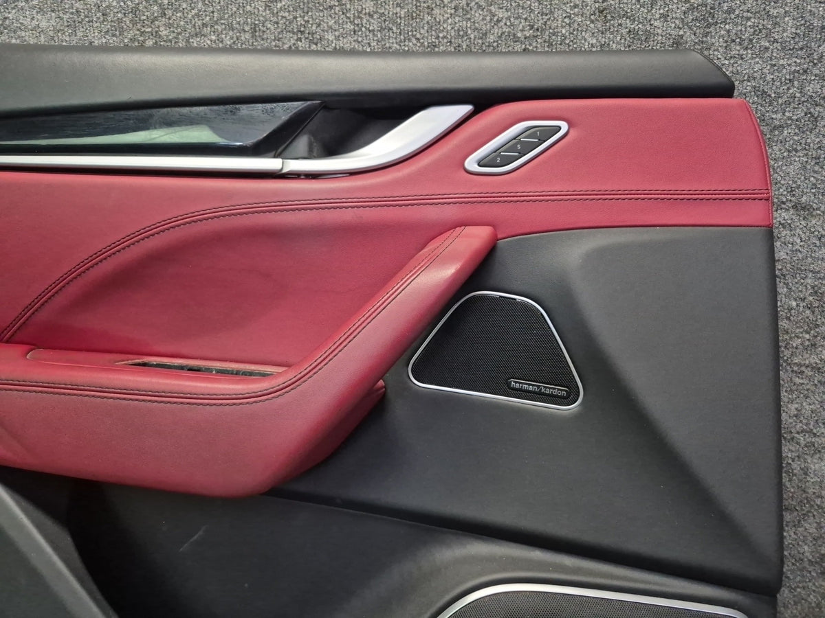 2017-2020 Maserati Levante M161 Front Door Interior Trim Cover Panel Set of 2