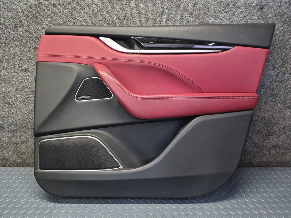 2017-2020 Maserati Levante M161 Front Door Interior Trim Cover Panel Set of 2