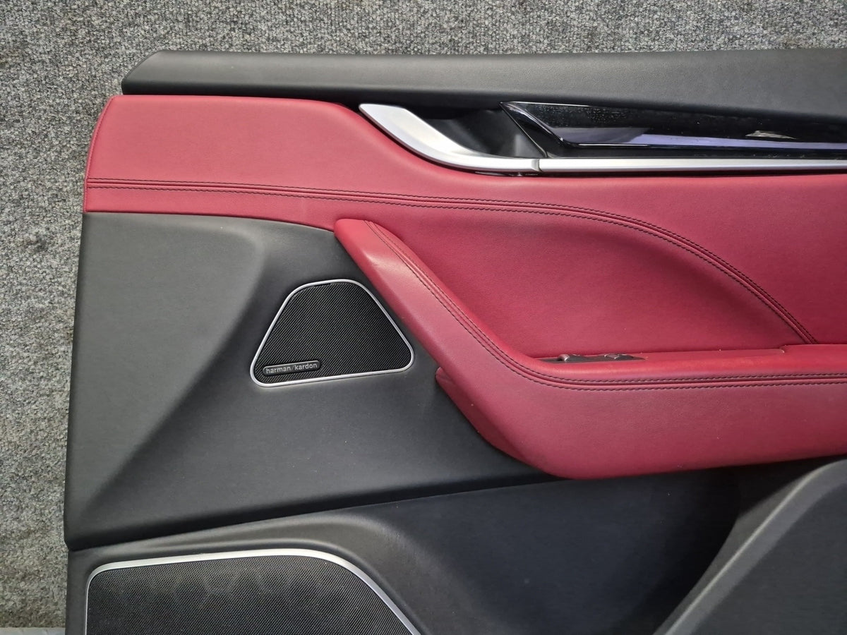 2017-2020 Maserati Levante M161 Front Door Interior Trim Cover Panel Set of 2