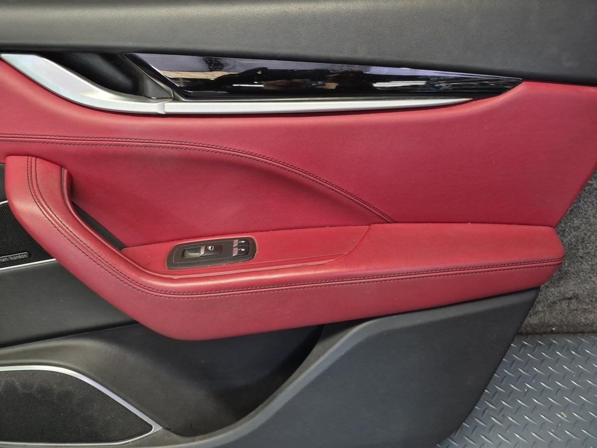2017-2020 Maserati Levante M161 Front Door Interior Trim Cover Panel Set of 2