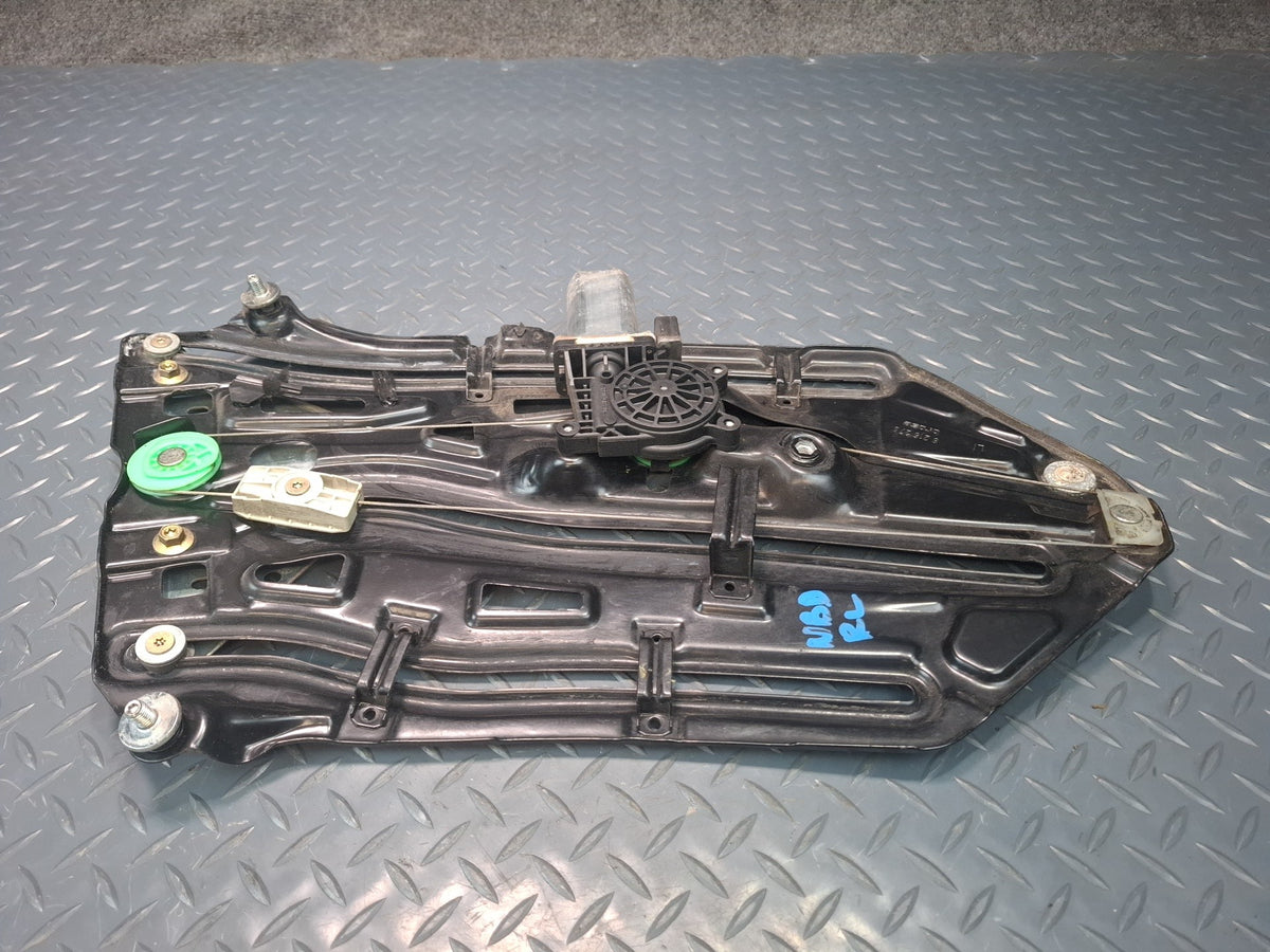 01-06 BMW E46 330Ci Convertible Rear Left Quarter Window Regulator w Motor OEM