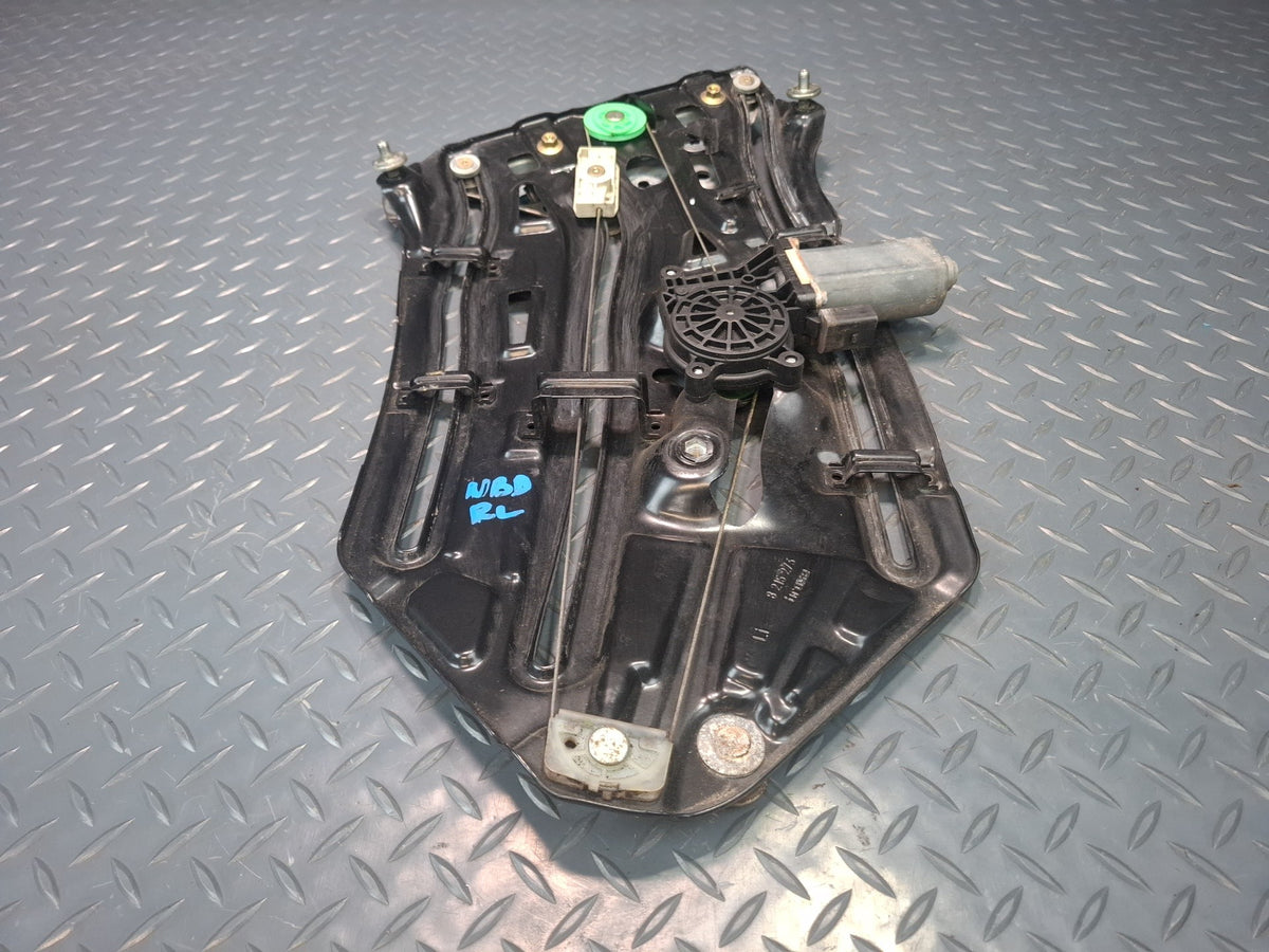 01-06 BMW E46 330Ci Convertible Rear Left Quarter Window Regulator w Motor OEM