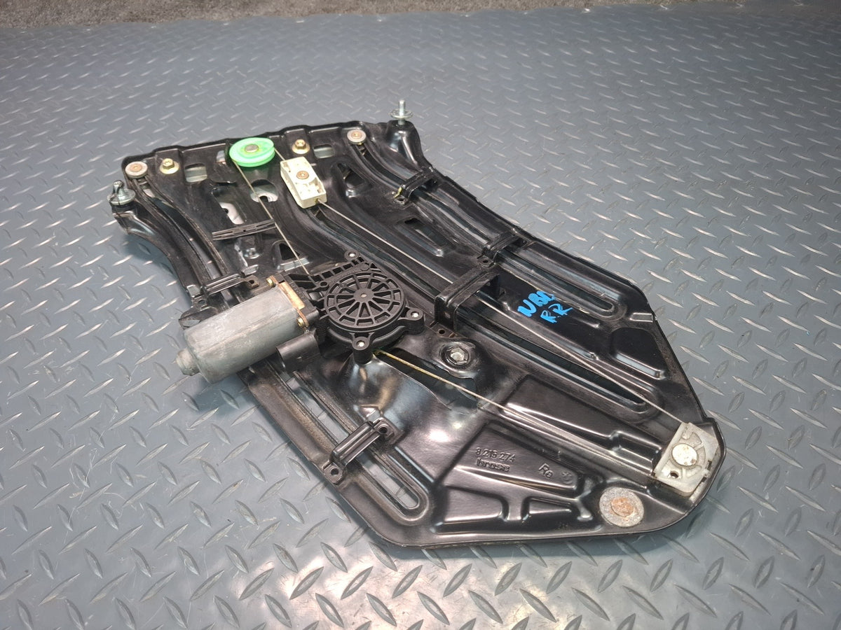 01-06 BMW E46 330CI Convertible Rear Right Quarter Window Regulator w Motor OEM