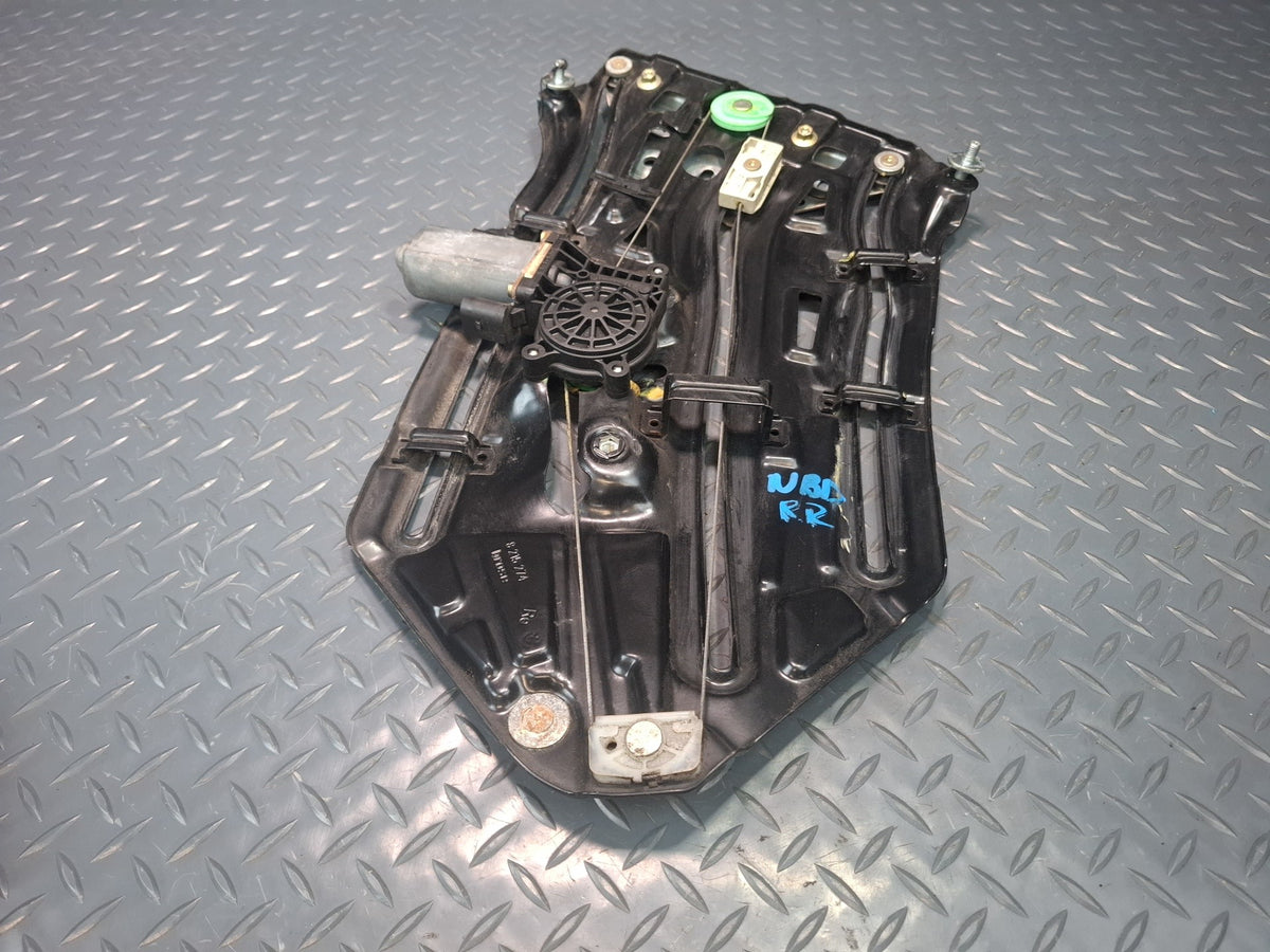 01-06 BMW E46 330CI Convertible Rear Right Quarter Window Regulator w Motor OEM