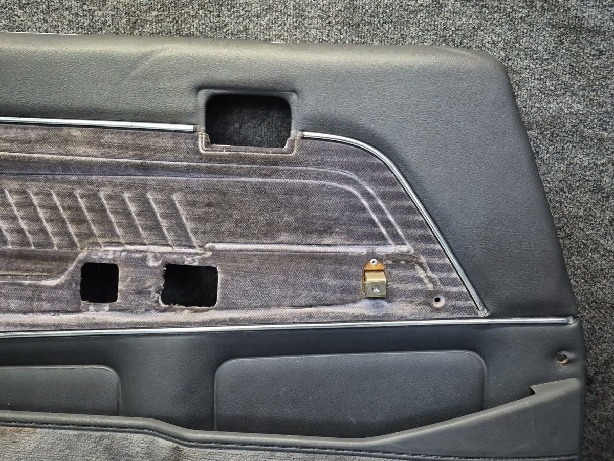 84-88 Toyota Cressida MX73 Sedan Front Door Interior Trim Cover Panel Set OEM