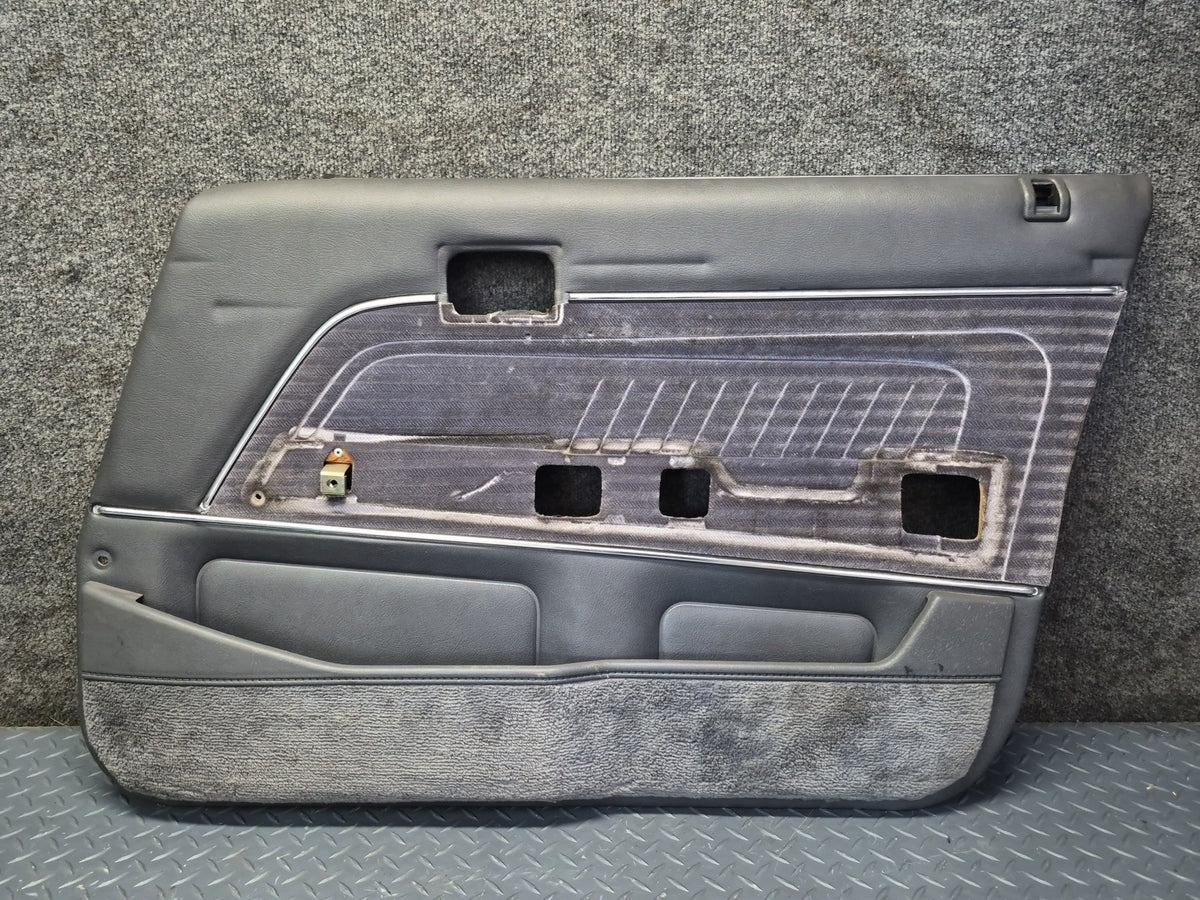84-88 Toyota Cressida MX73 Sedan Front Door Interior Trim Cover Panel Set OEM