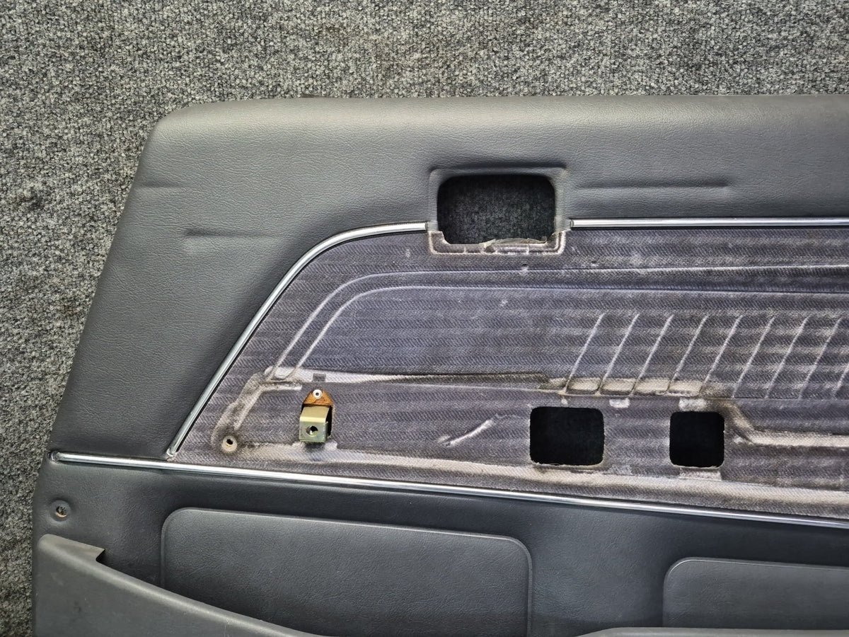 84-88 Toyota Cressida MX73 Sedan Front Door Interior Trim Cover Panel Set OEM