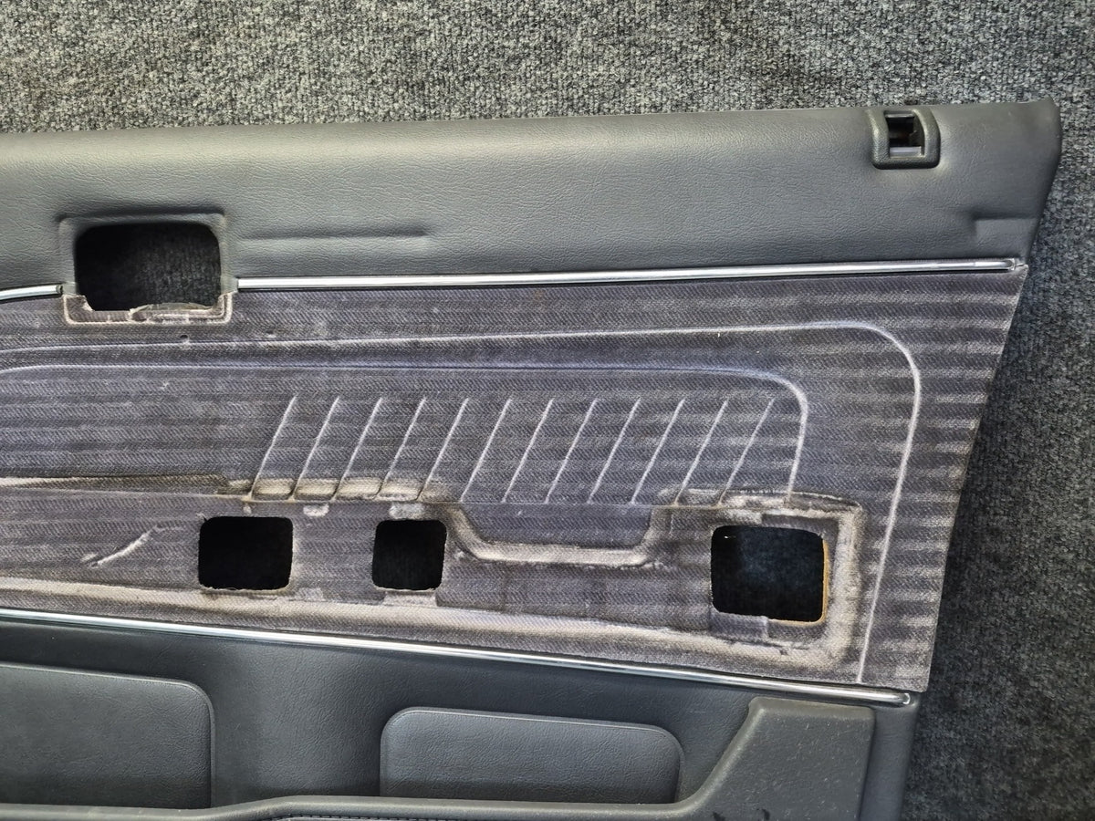 84-88 Toyota Cressida MX73 Sedan Front Door Interior Trim Cover Panel Set OEM