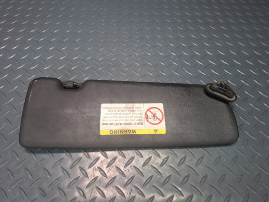 01-06 BMW E46 330Ci Convertible Front Left Sun Visor Black OEM