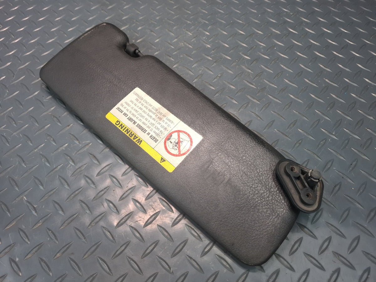 01-06 BMW E46 330Ci Convertible Front Left Sun Visor Black OEM