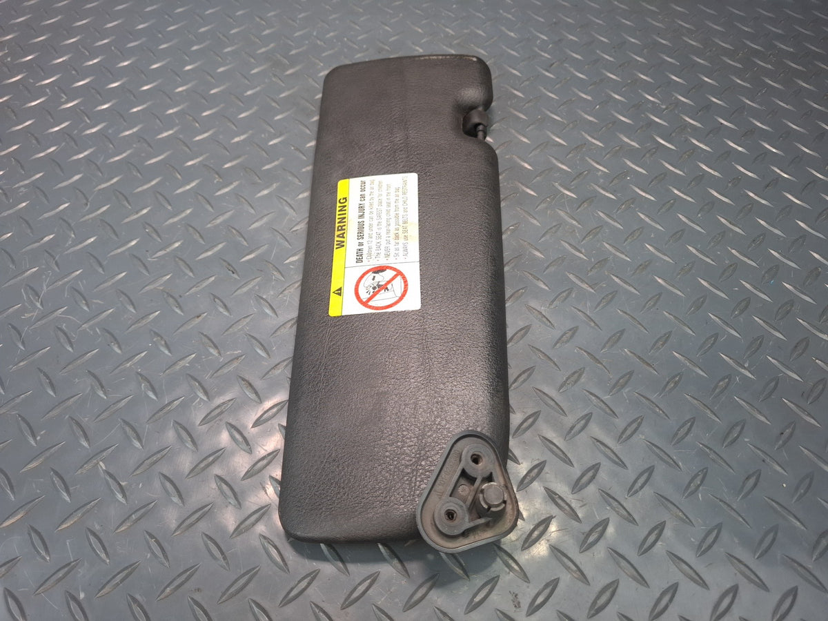 01-06 BMW E46 330Ci Convertible Front Left Sun Visor Black OEM
