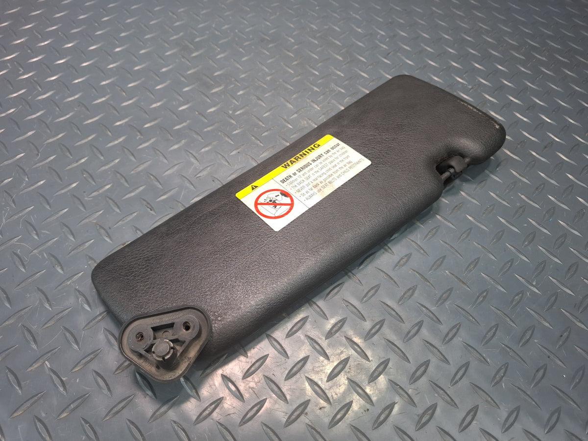 01-06 BMW E46 330Ci Convertible Front Left Sun Visor Black OEM