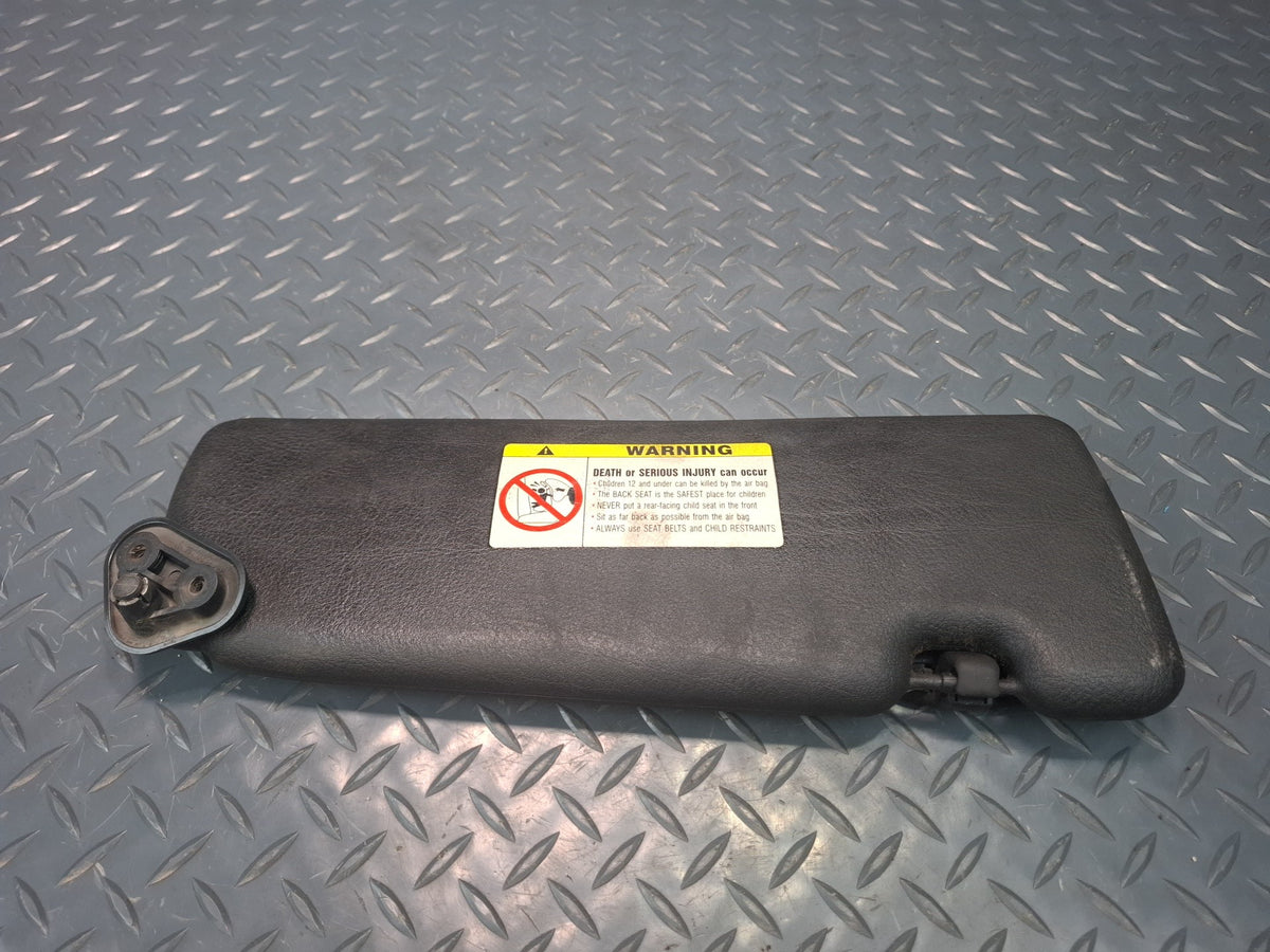 01-06 BMW E46 330Ci Convertible Front Left Sun Visor Black OEM