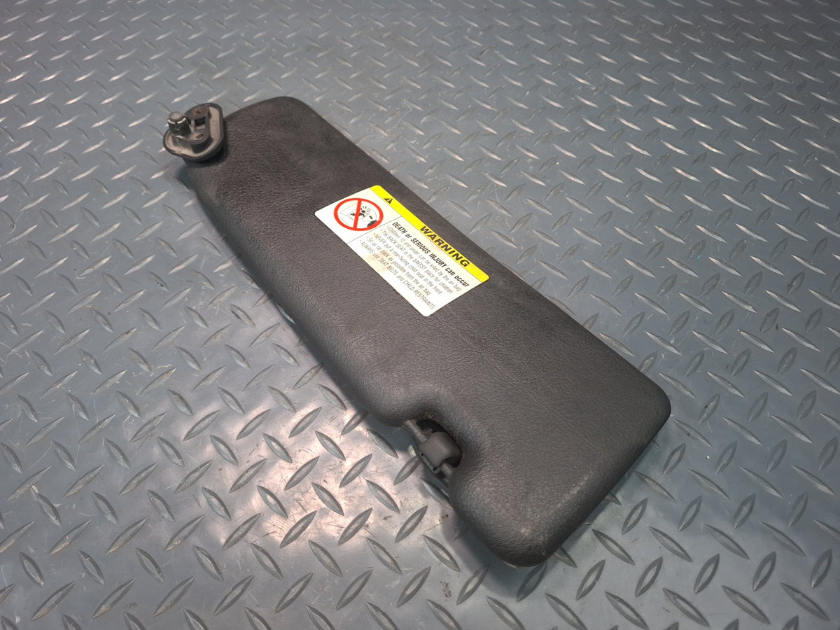 01-06 BMW E46 330Ci Convertible Front Left Sun Visor Black OEM
