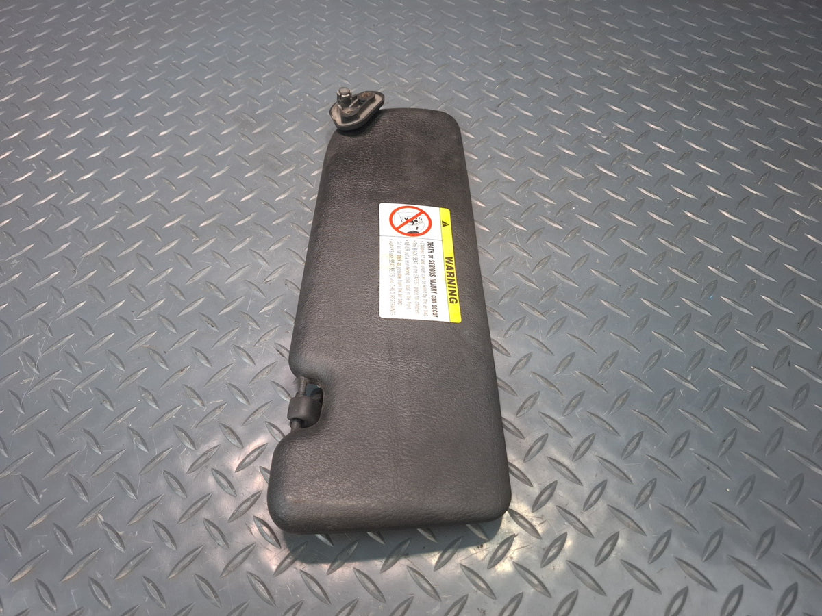 01-06 BMW E46 330Ci Convertible Front Left Sun Visor Black OEM