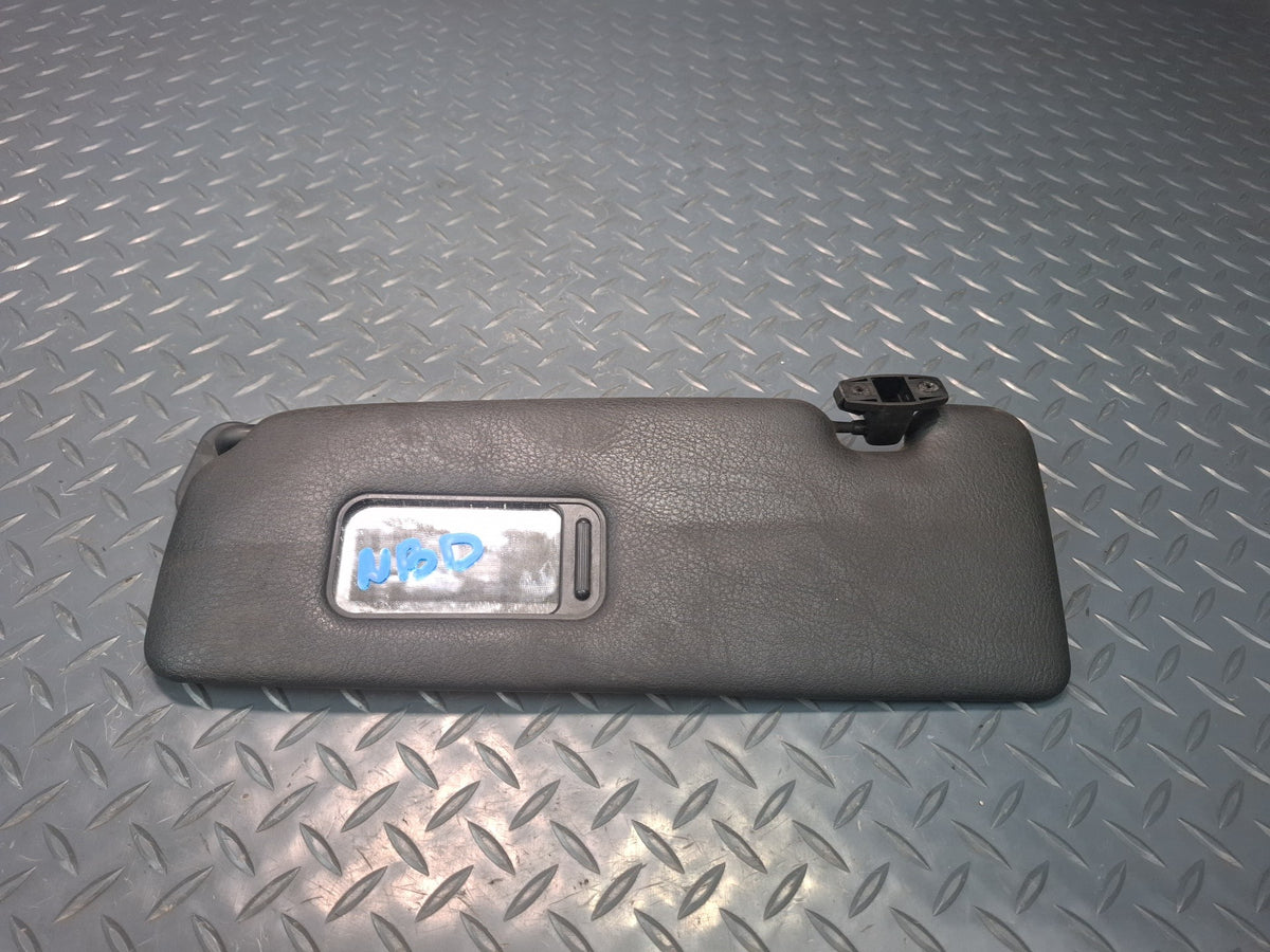 01-06 BMW E46 330Ci Convertible Front Left Sun Visor Black OEM