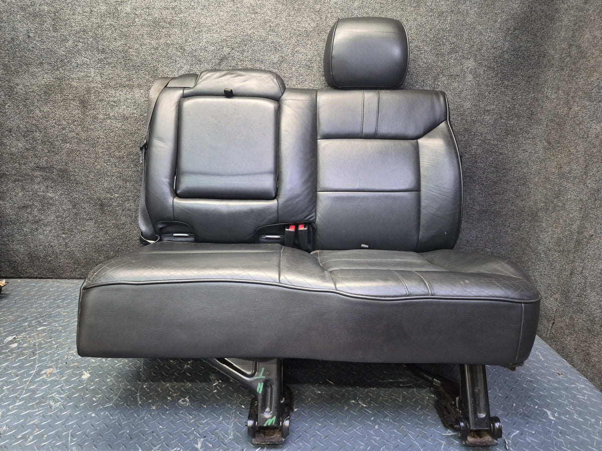 2008-2009 Hummer H2 Rear Second 2ND ROW Heated Leather Seat Black