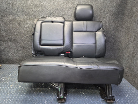 2008-2009 Hummer H2 Rear Second 2ND ROW Heated Leather Seat Black