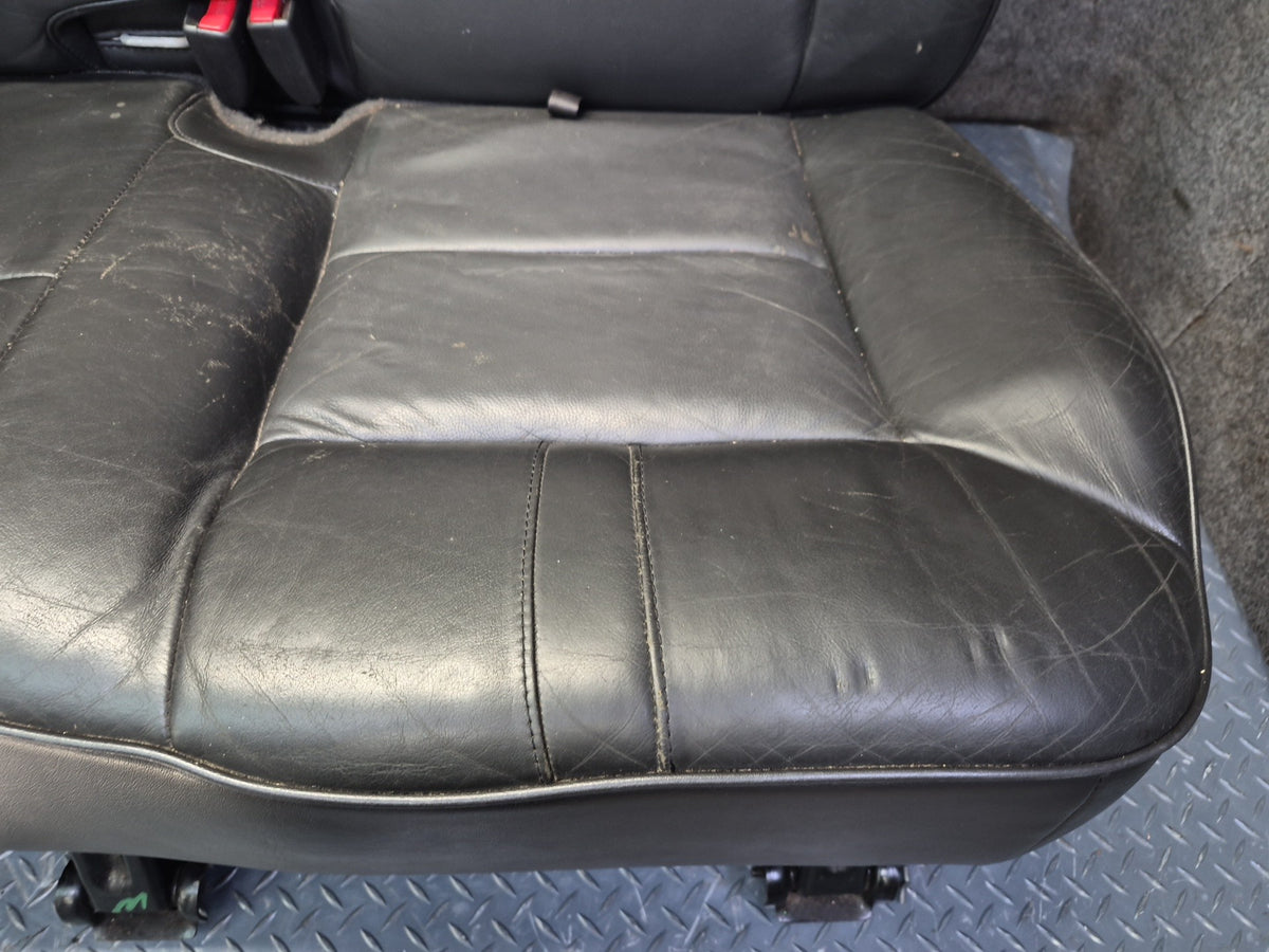 2008-2009 Hummer H2 Rear Second 2ND ROW Heated Leather Seat Black