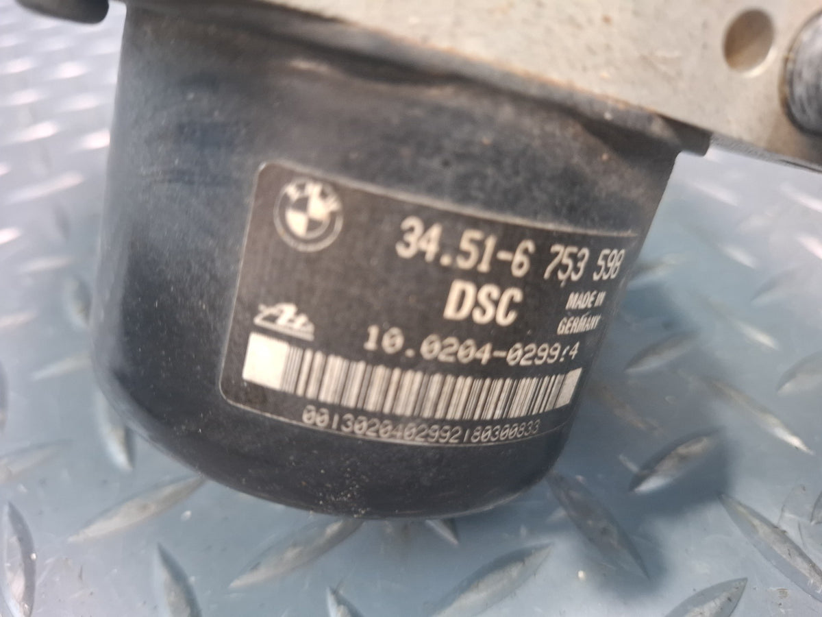 2001 BMW E46 330Ci M54 ABS DSC Anti Lock Brake Pump Control Module 6753603 OEM