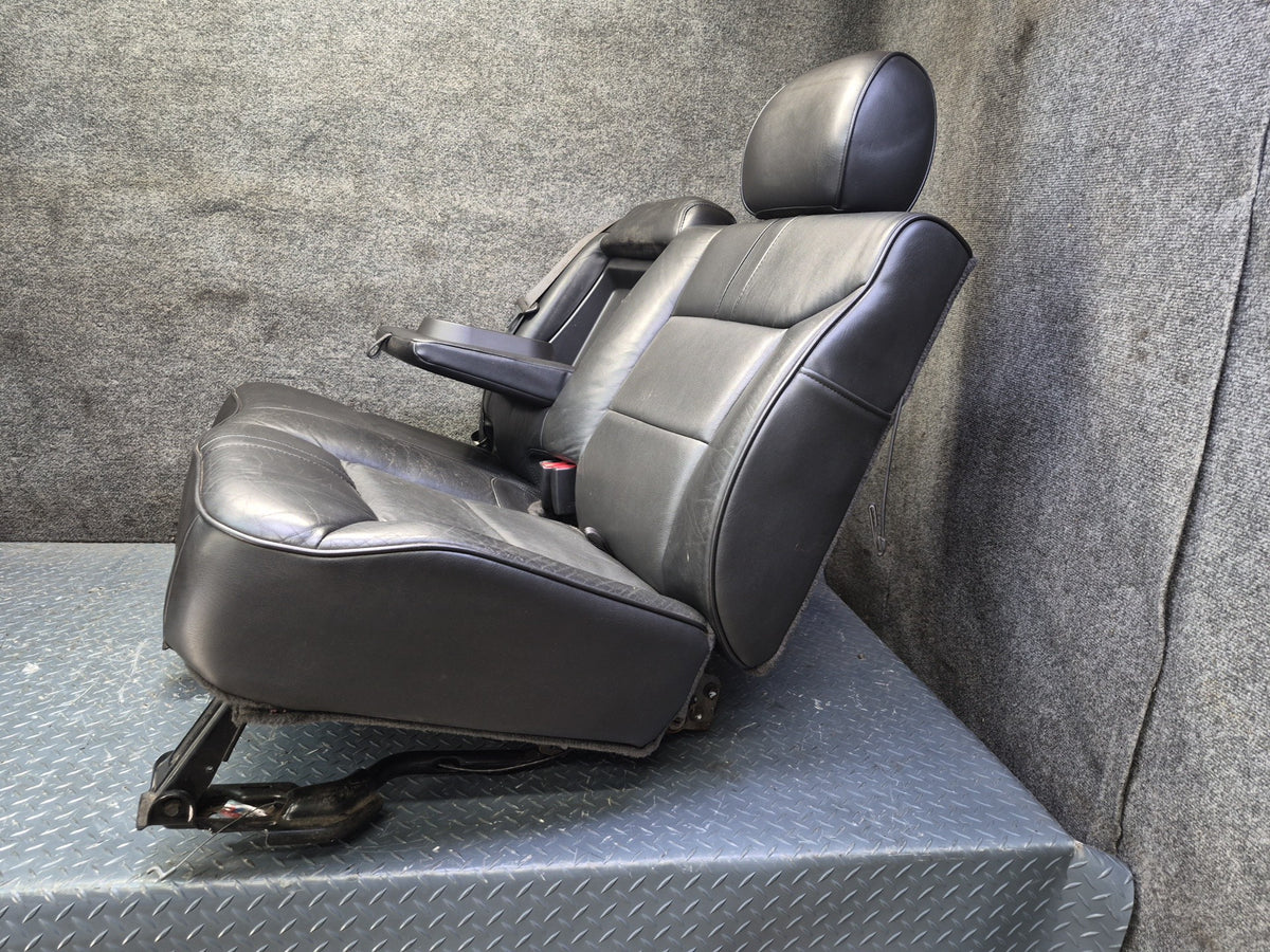 2008-2009 Hummer H2 Rear Second 2ND ROW Heated Leather Seat Black
