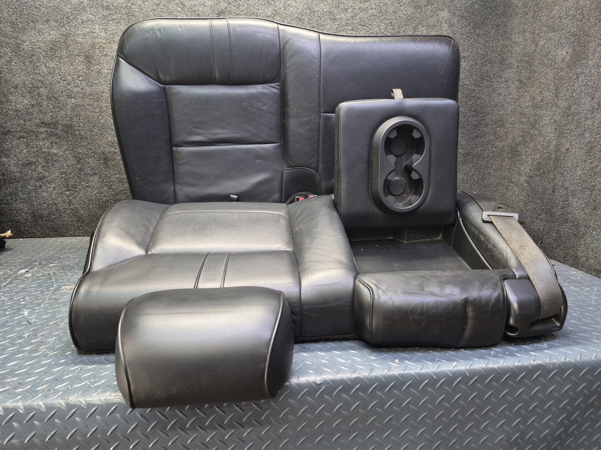 2008-2009 Hummer H2 Rear Second 2ND ROW Heated Leather Seat Black