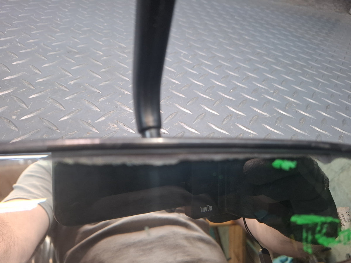 82-85 Toyota Celica RA65 Manual Dimming Interior Rear View Mirror OEM Damaged
