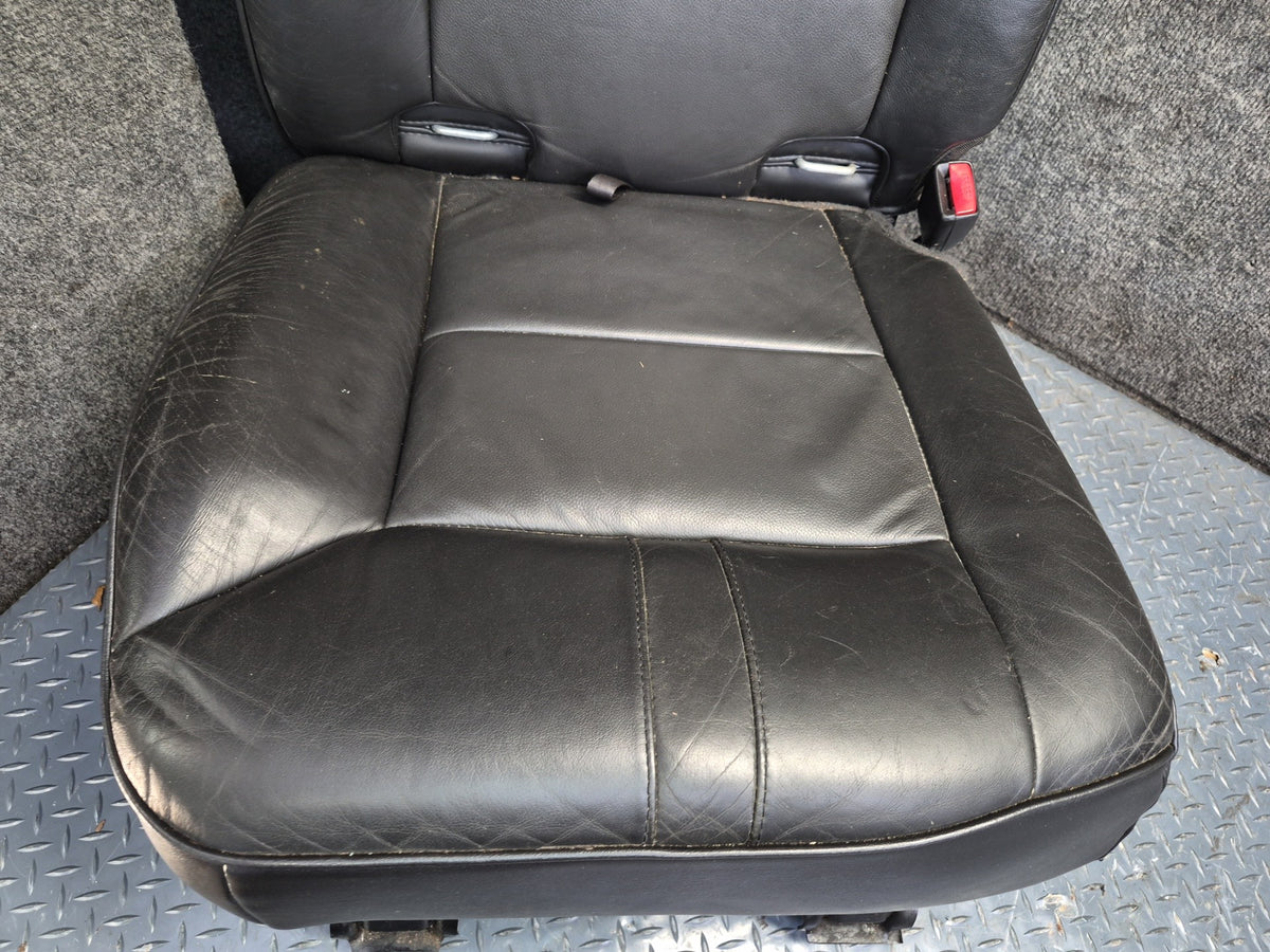 2008-2009 Hummer H2 Rear Second 2ND ROW Heated Leather Seat Black