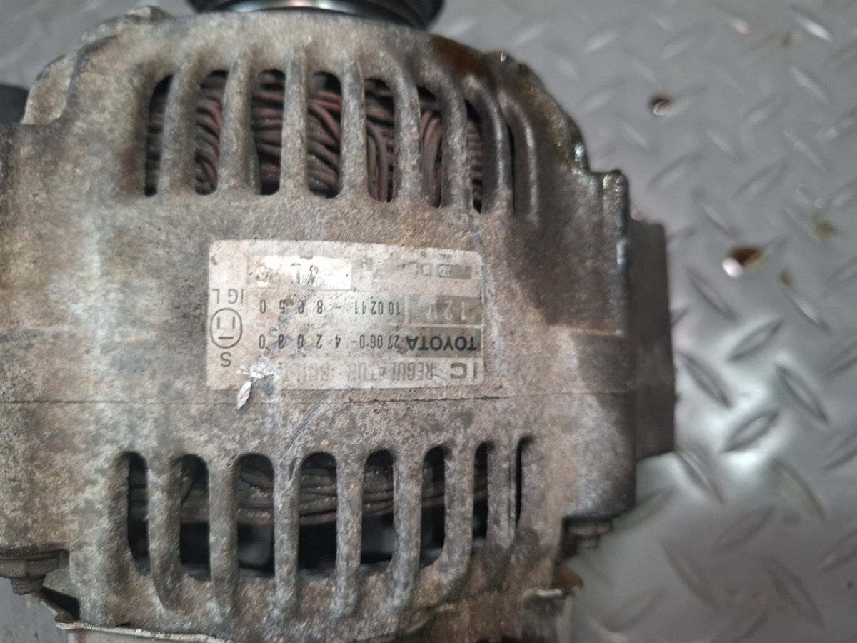 89-92 Toyota Supra MA71 Engine Alternator Generator 80A 27060-42030 105K OEM