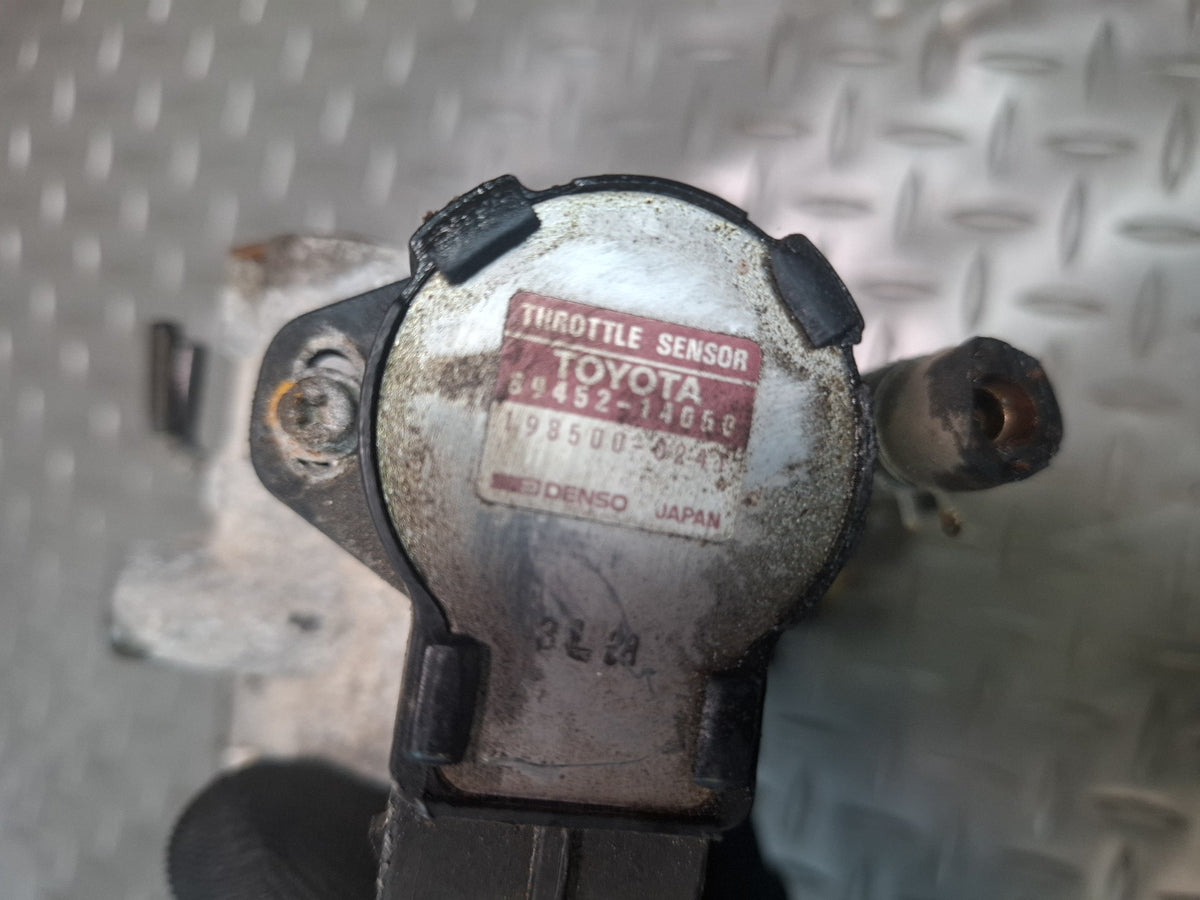 89-92 Toyota Supra MK3 7MGTE Turbo M/T Throttle Body w TPS 89452-14050 OEM