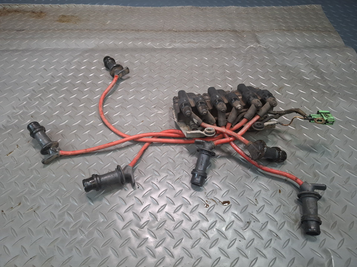 87-92 Toyota Supra MK3 7MGTE Turbo Ignition Coil Pack With Spark Plug Set OEM