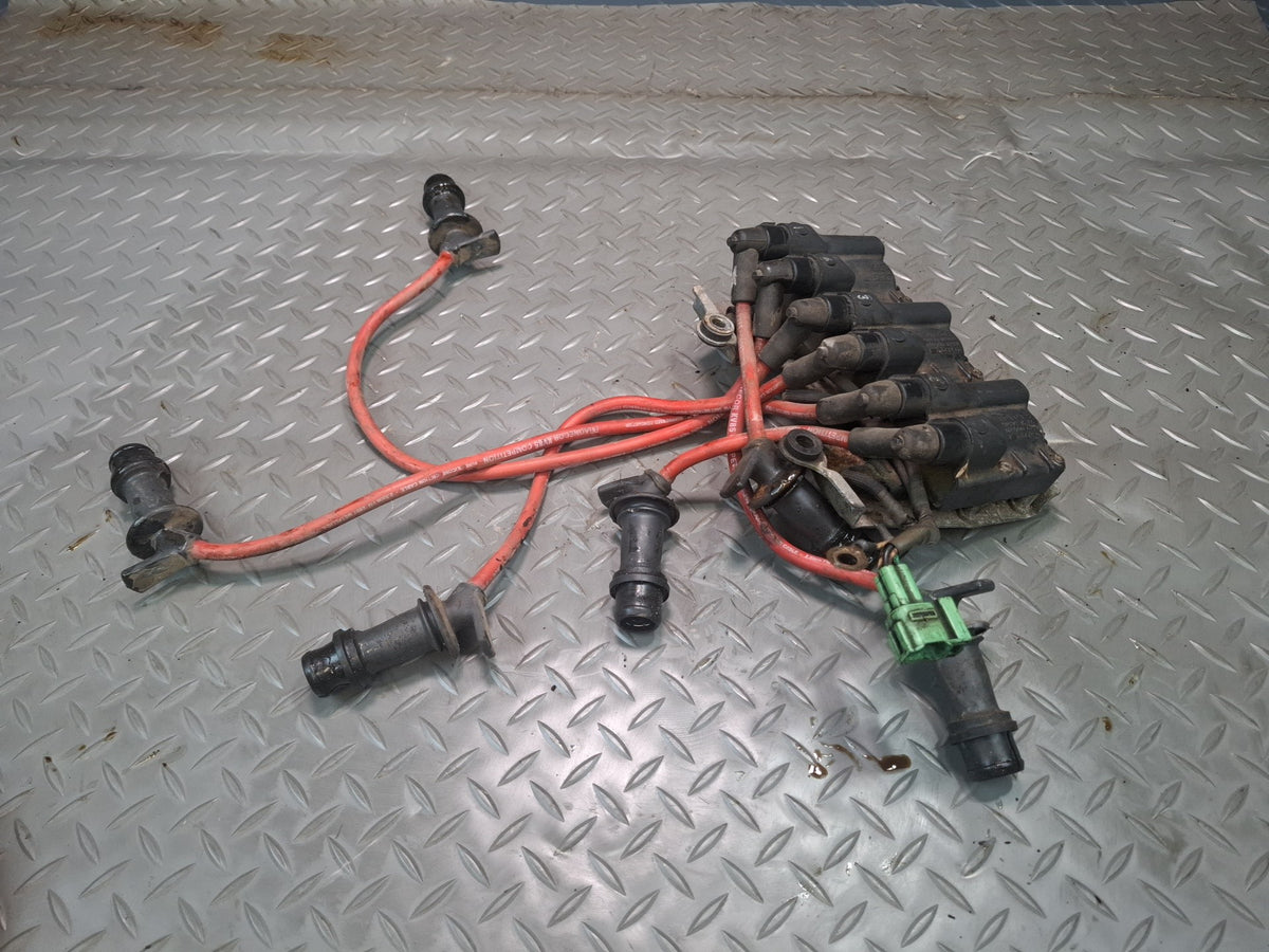 87-92 Toyota Supra MK3 7MGTE Turbo Ignition Coil Pack With Spark Plug Set OEM
