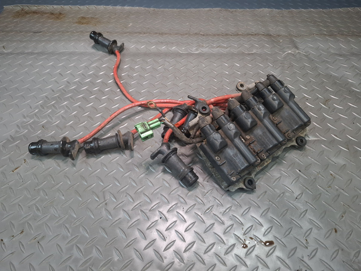 87-92 Toyota Supra MK3 7MGTE Turbo Ignition Coil Pack With Spark Plug Set OEM