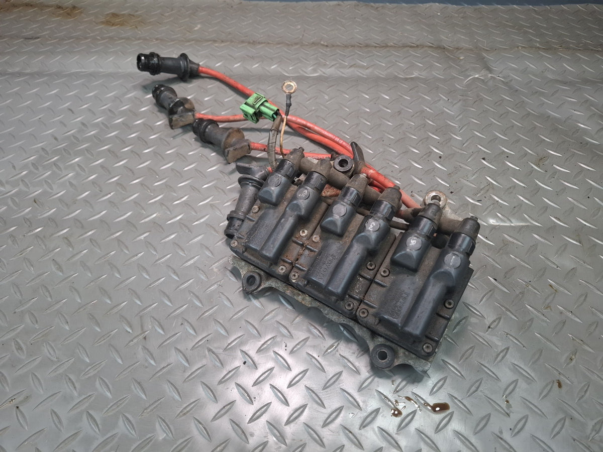 87-92 Toyota Supra MK3 7MGTE Turbo Ignition Coil Pack With Spark Plug Set OEM