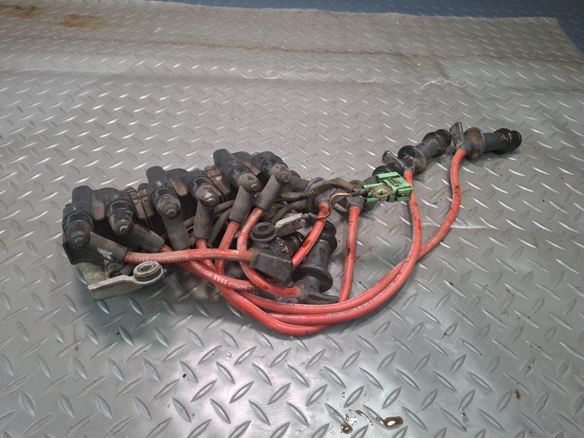 87-92 Toyota Supra MK3 7MGTE Turbo Ignition Coil Pack With Spark Plug Set OEM
