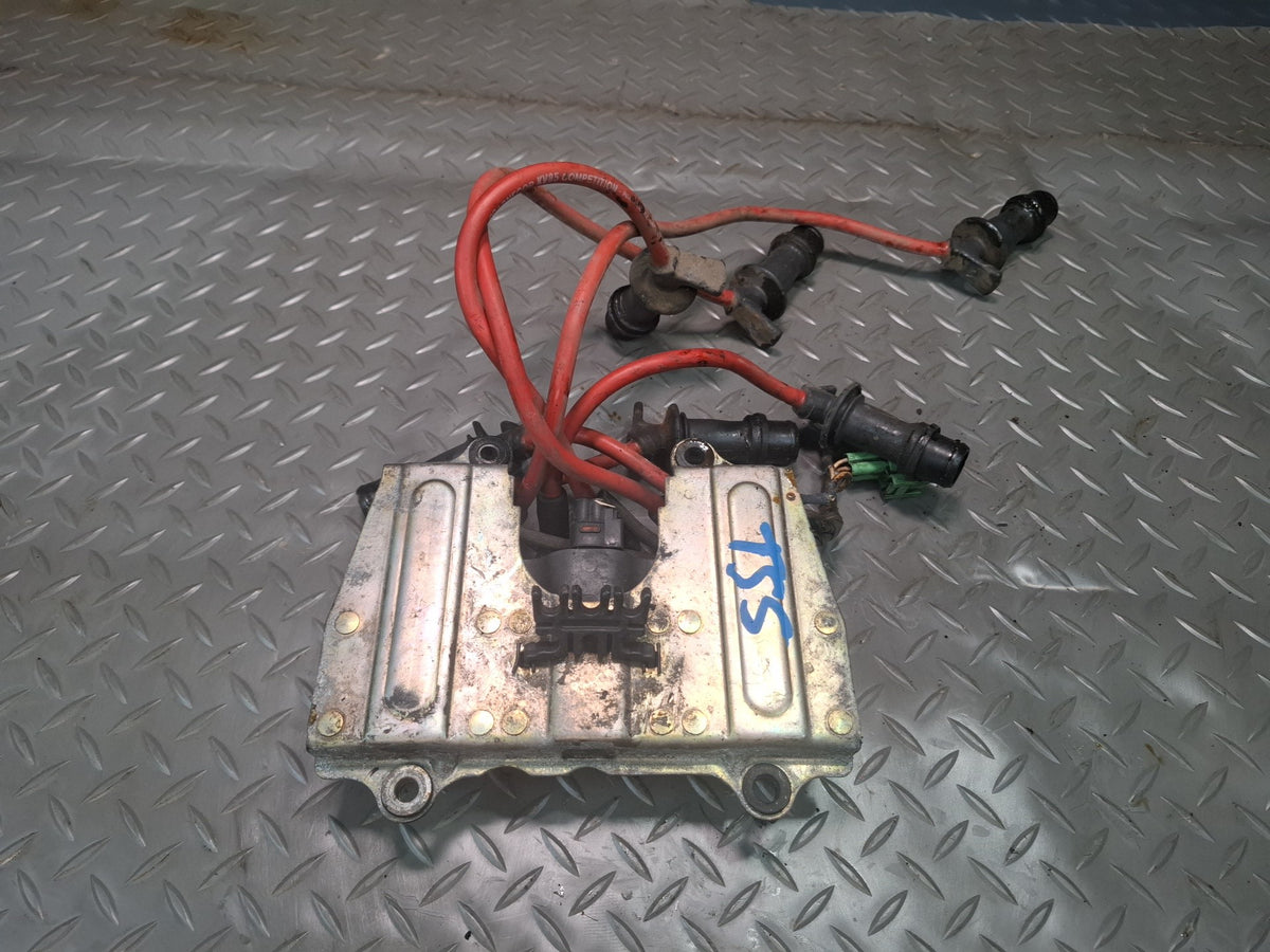 87-92 Toyota Supra MK3 7MGTE Turbo Ignition Coil Pack With Spark Plug Set OEM