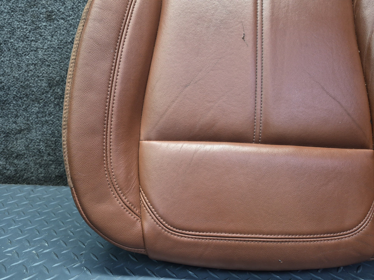 17-22 Alfa Romeo Giulia Front Left Seat Lower Cushion Leather Brown OEM