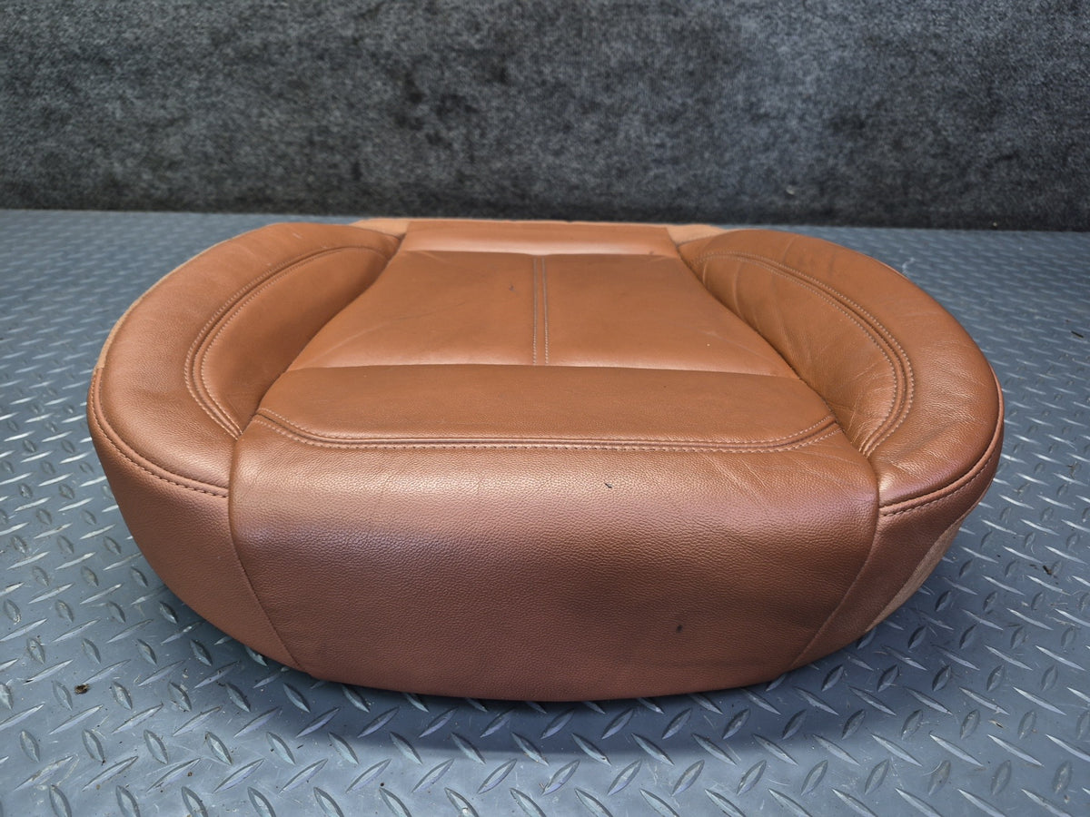 17-22 Alfa Romeo Giulia Front Left Seat Lower Cushion Leather Brown OEM