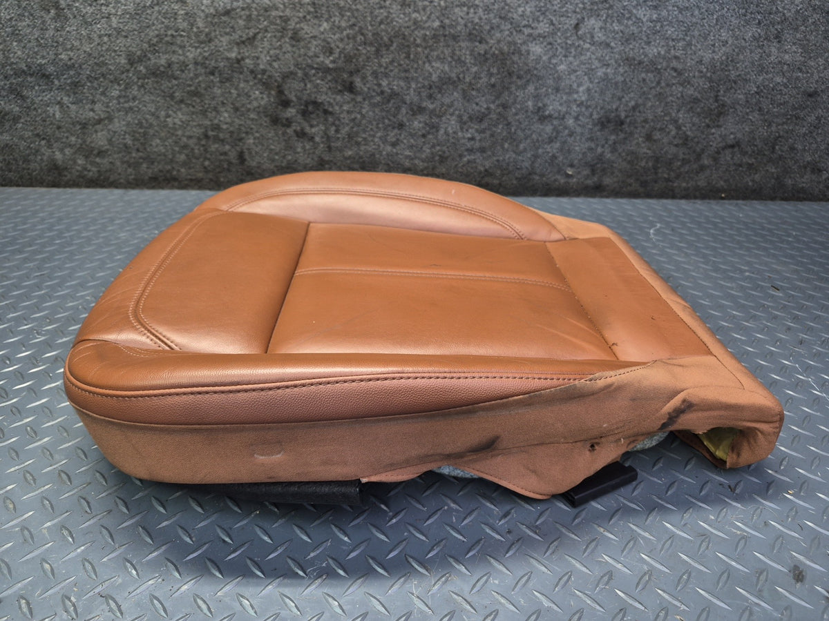 17-22 Alfa Romeo Giulia Front Left Seat Lower Cushion Leather Brown OEM