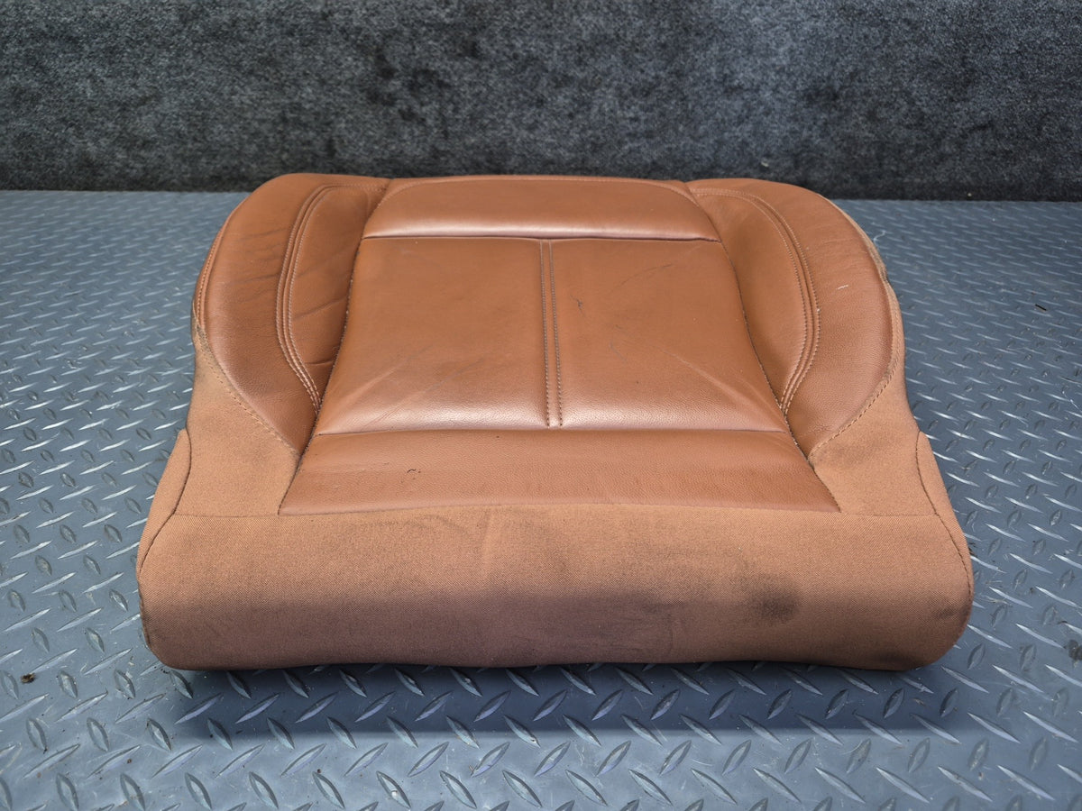 17-22 Alfa Romeo Giulia Front Left Seat Lower Cushion Leather Brown OEM