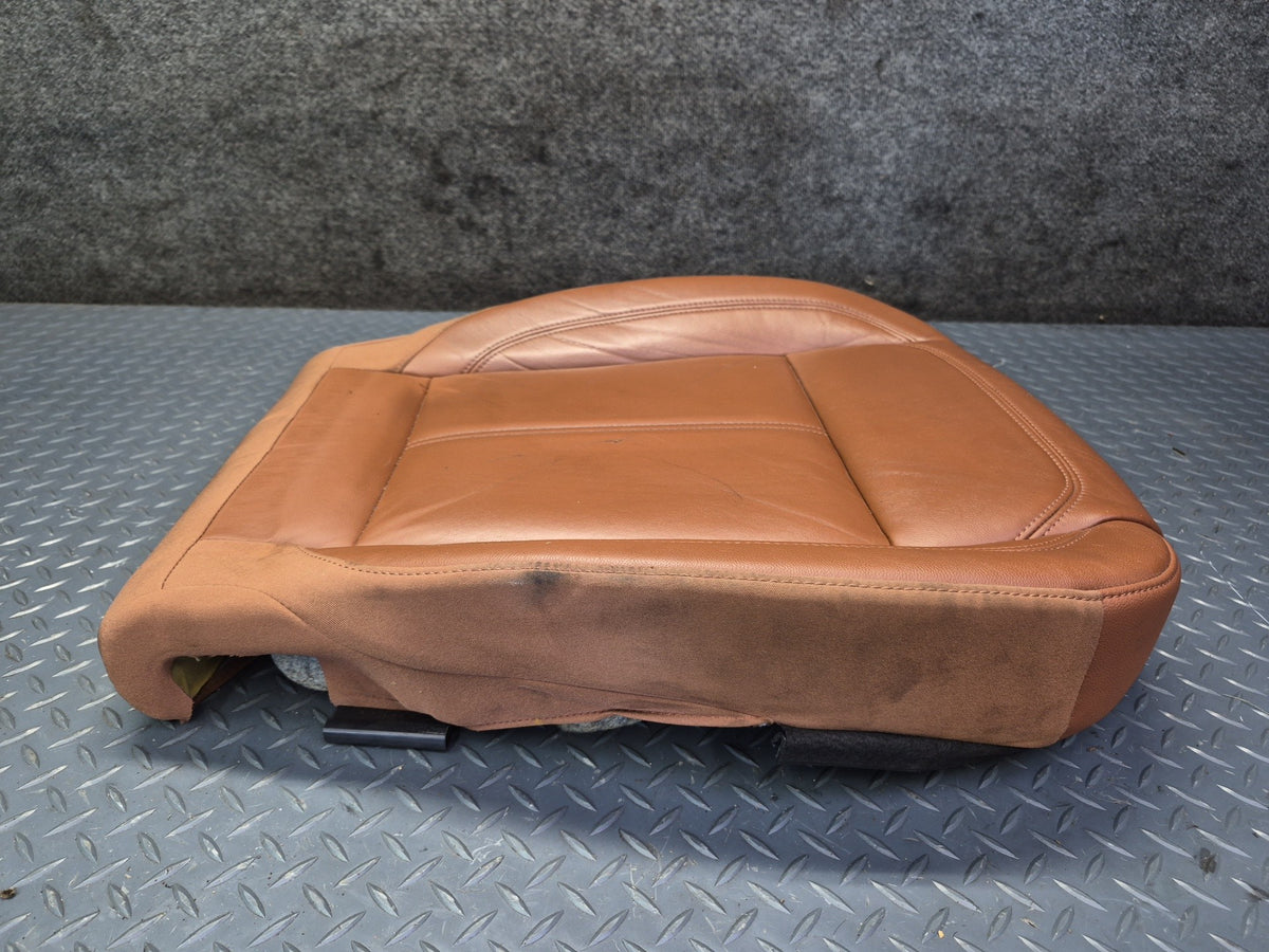17-22 Alfa Romeo Giulia Front Left Seat Lower Cushion Leather Brown OEM