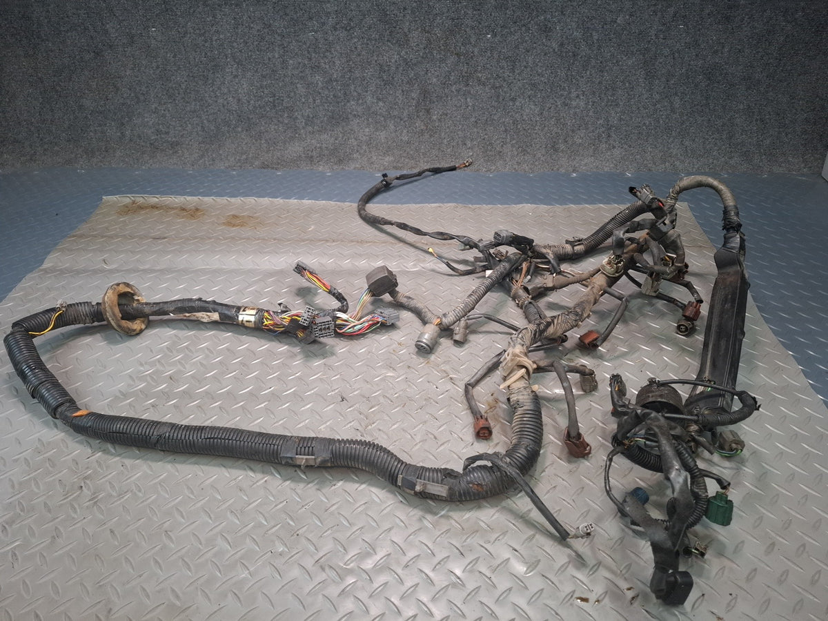 89-90 Toyota Supra MK3 Turbo 7MGTE M/T R154 Engine Wire Wiring Harness OEM