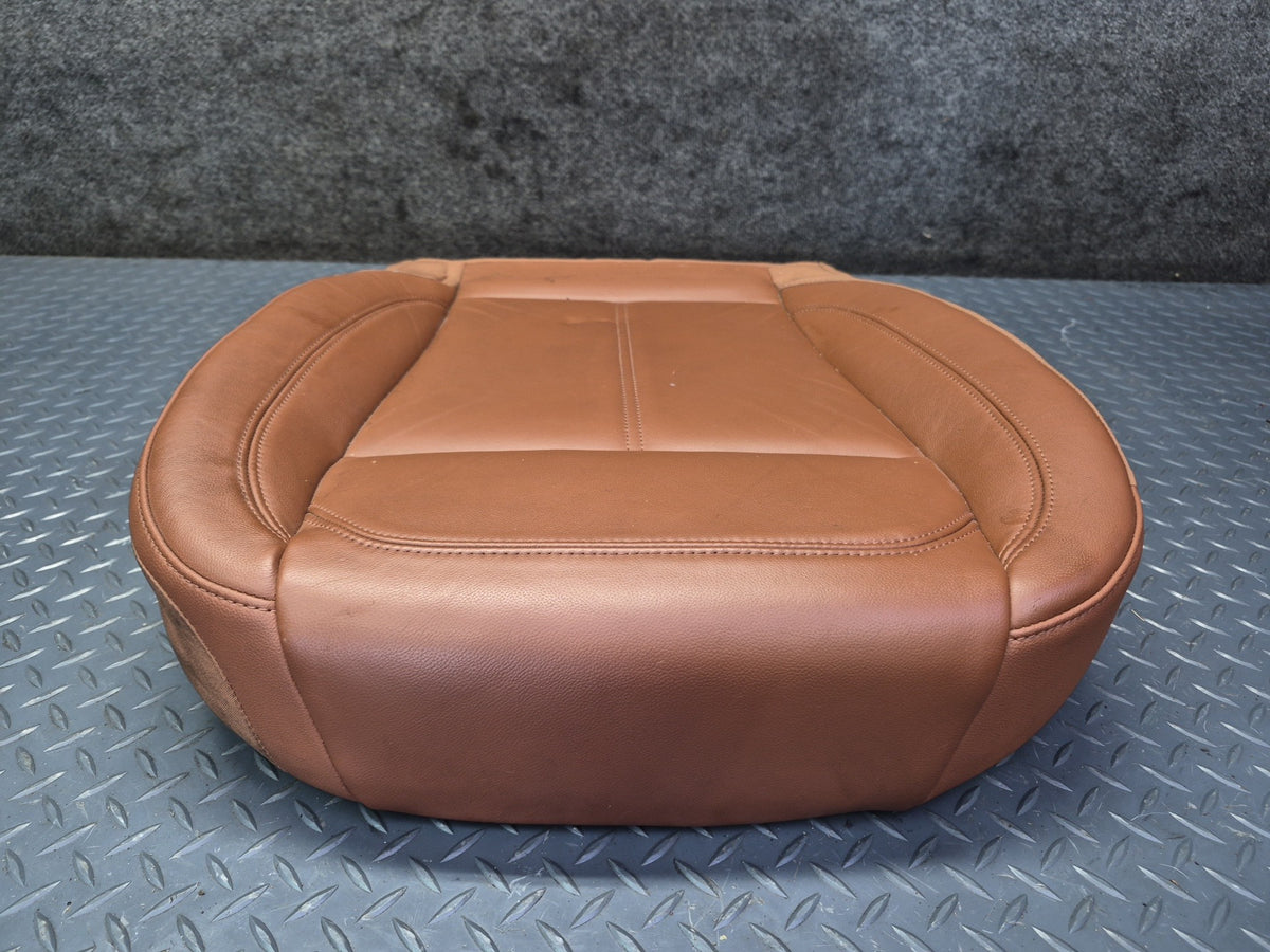 17-22 Alfa Romeo Giulia Front Right Seat Lower Cushion Leather Brown OEM