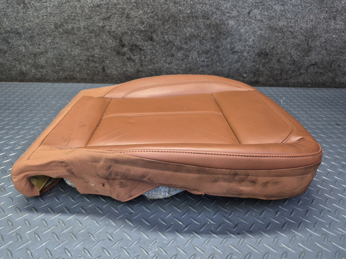 17-22 Alfa Romeo Giulia Front Right Seat Lower Cushion Leather Brown OEM