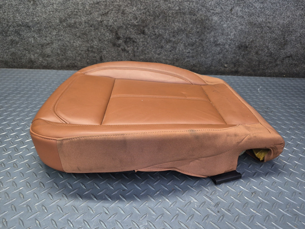 17-22 Alfa Romeo Giulia Front Right Seat Lower Cushion Leather Brown OEM