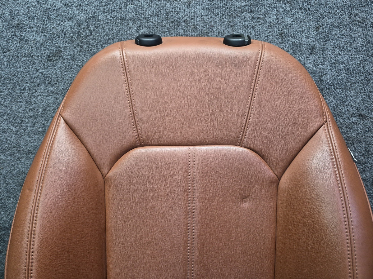 17-22 Alfa Romeo Giulia Front Left Driver Seat Upper Cushion Leather Brown OEM