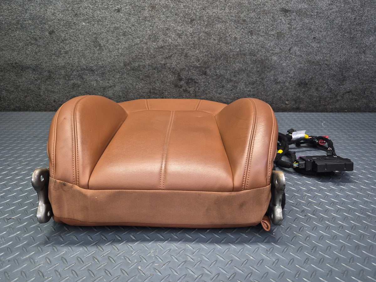 17-22 Alfa Romeo Giulia Front Left Driver Seat Upper Cushion Leather Brown OEM